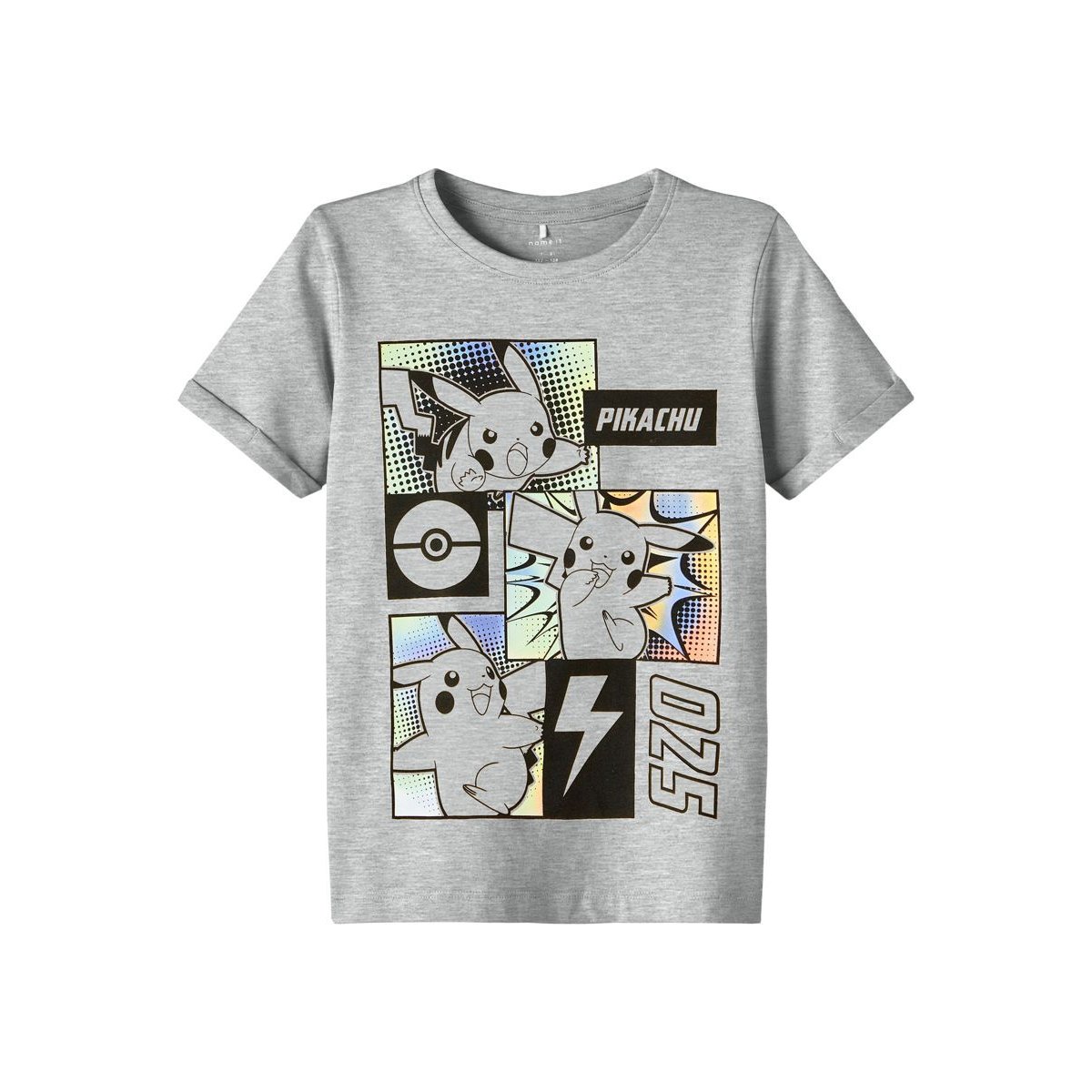 T-Shirt grey melange, NAME IT