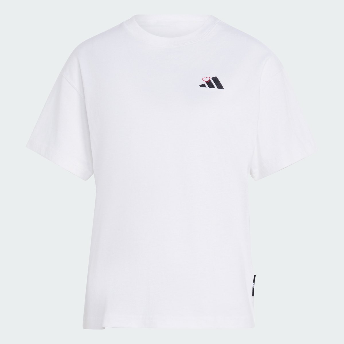 T-shirt manches courtes imprimé cœur white, ADIDAS SPORTSWEAR