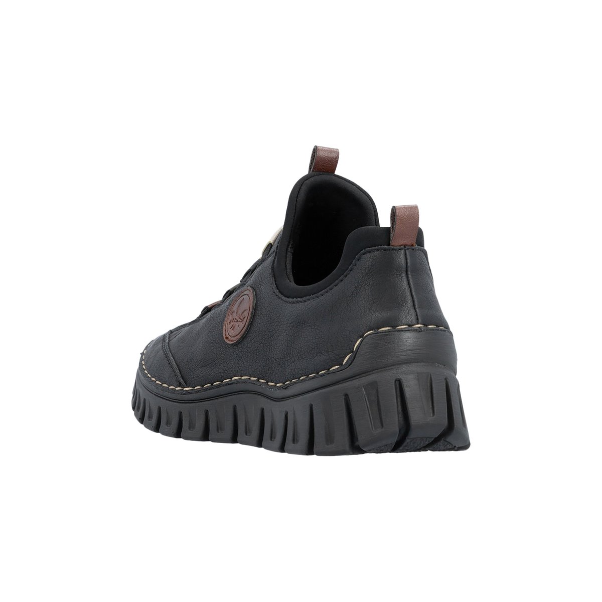 Basket Cuir Greece noir, RIEKER