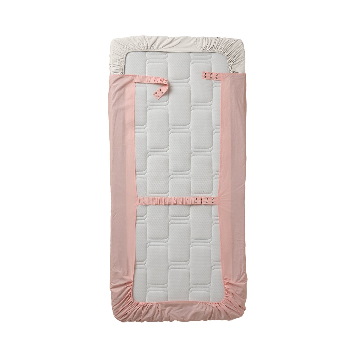 Parure Magicouette CERISE avec coton recyclé rose imprimé, VERTBAUDET