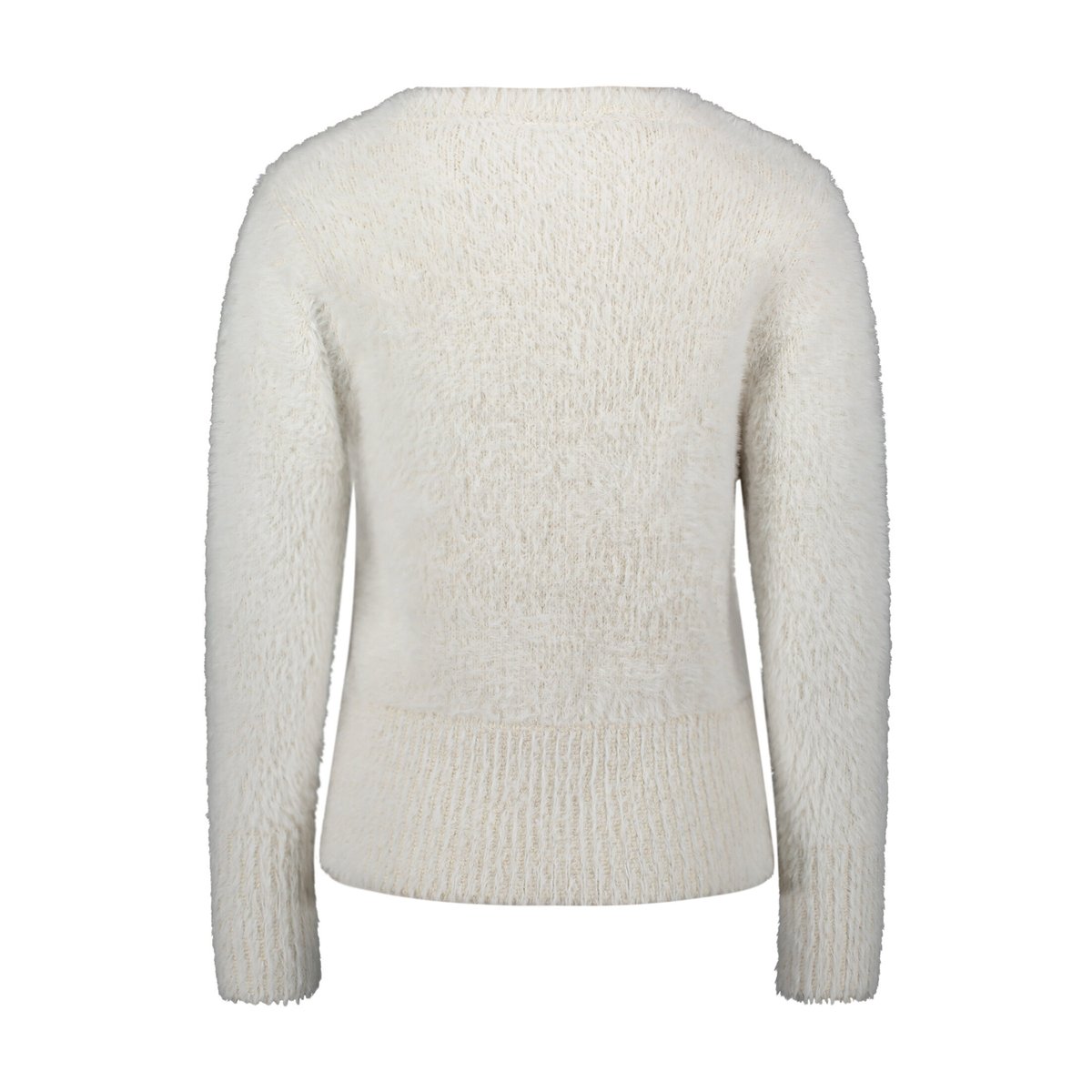 Pull-over en maille à encolure en v white sand, BETTY & CO