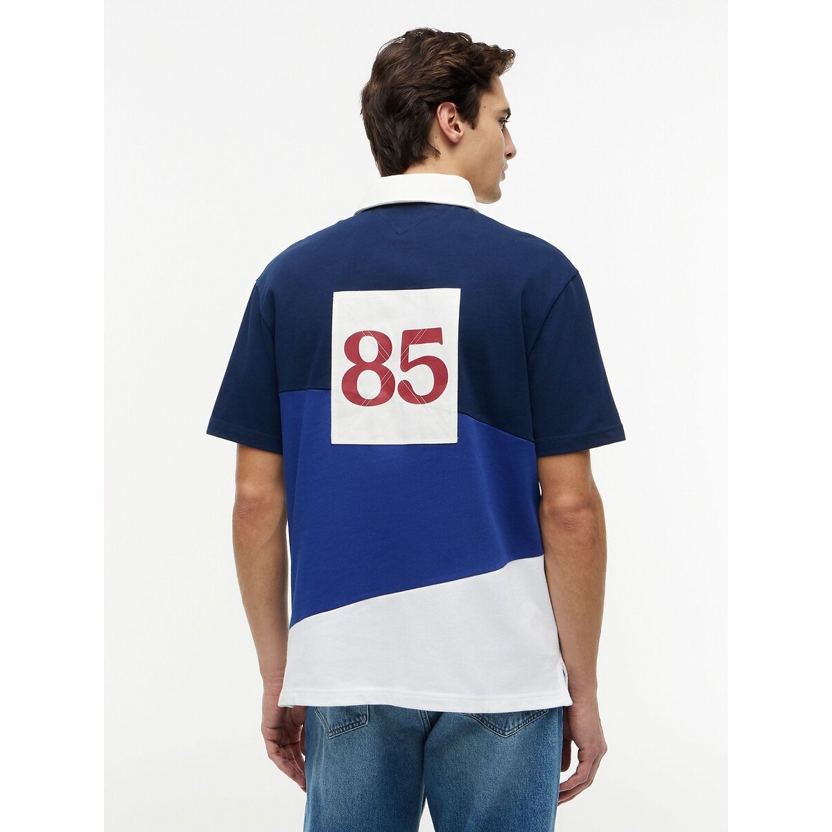 Polo de mangas curtas marinho, TOMMY HILFIGER