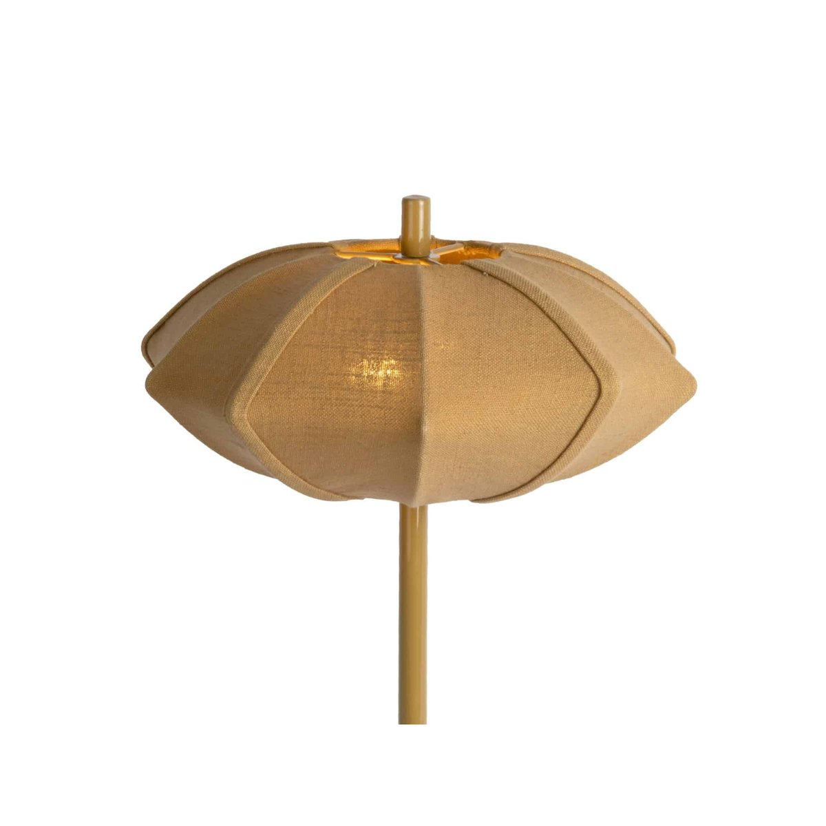 Lampe De Table Coton PARIS DISC kaki foncé, LEITMOTIV