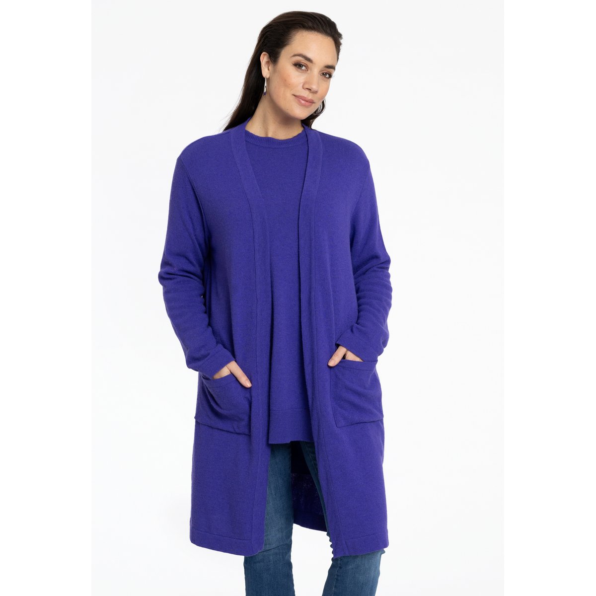 Cardigan avec manches longues violet, YOEK