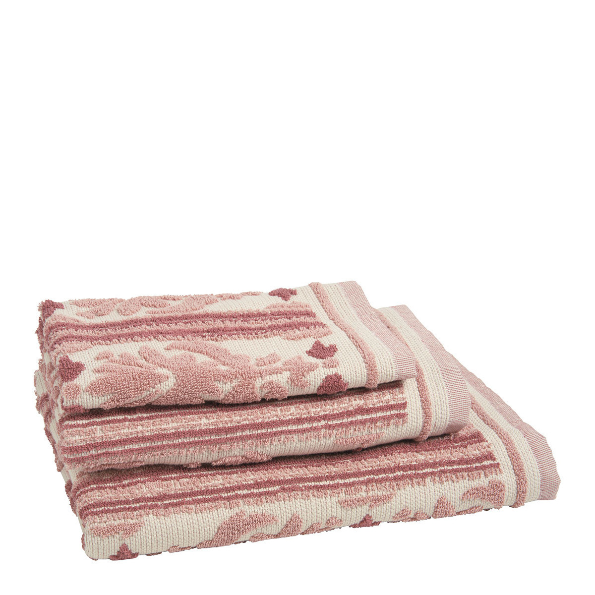 Serviette de bain Capucine prune, MATHILDE M