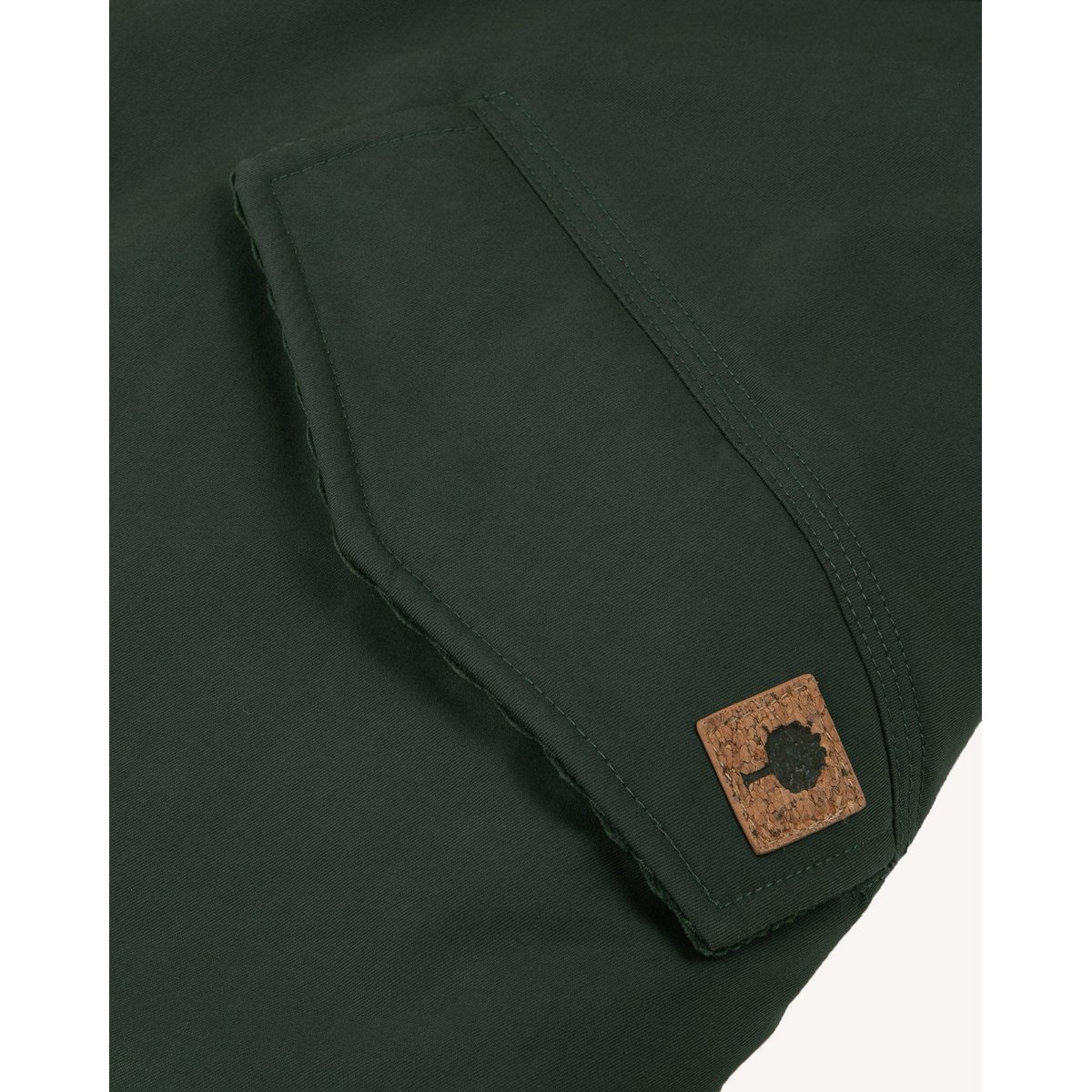 Parka coton CHEVERNY vert foncé, FAGUO