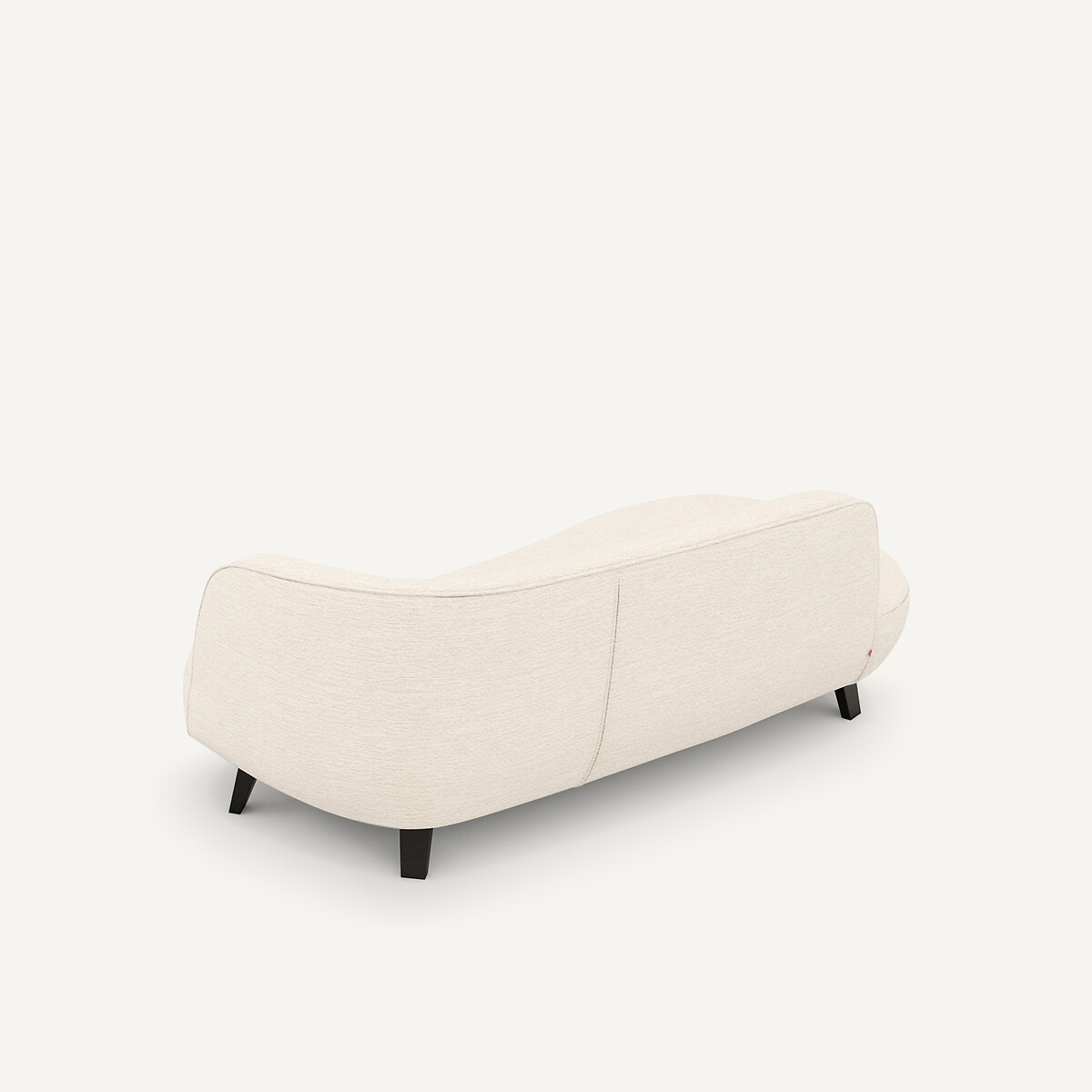 Canapé dormeuse chenille recyclée, ROSEBURY craie, AM.PM X EMMANUEL GALLINA
