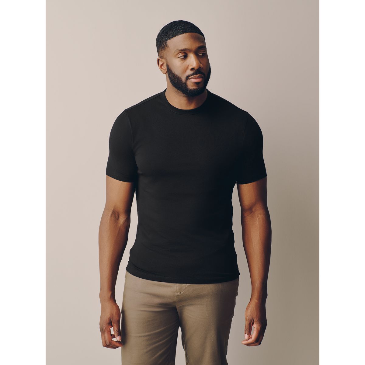 T-shirt motionflex doux, lot de 4 noir/vert/blanc/marine, NEXT