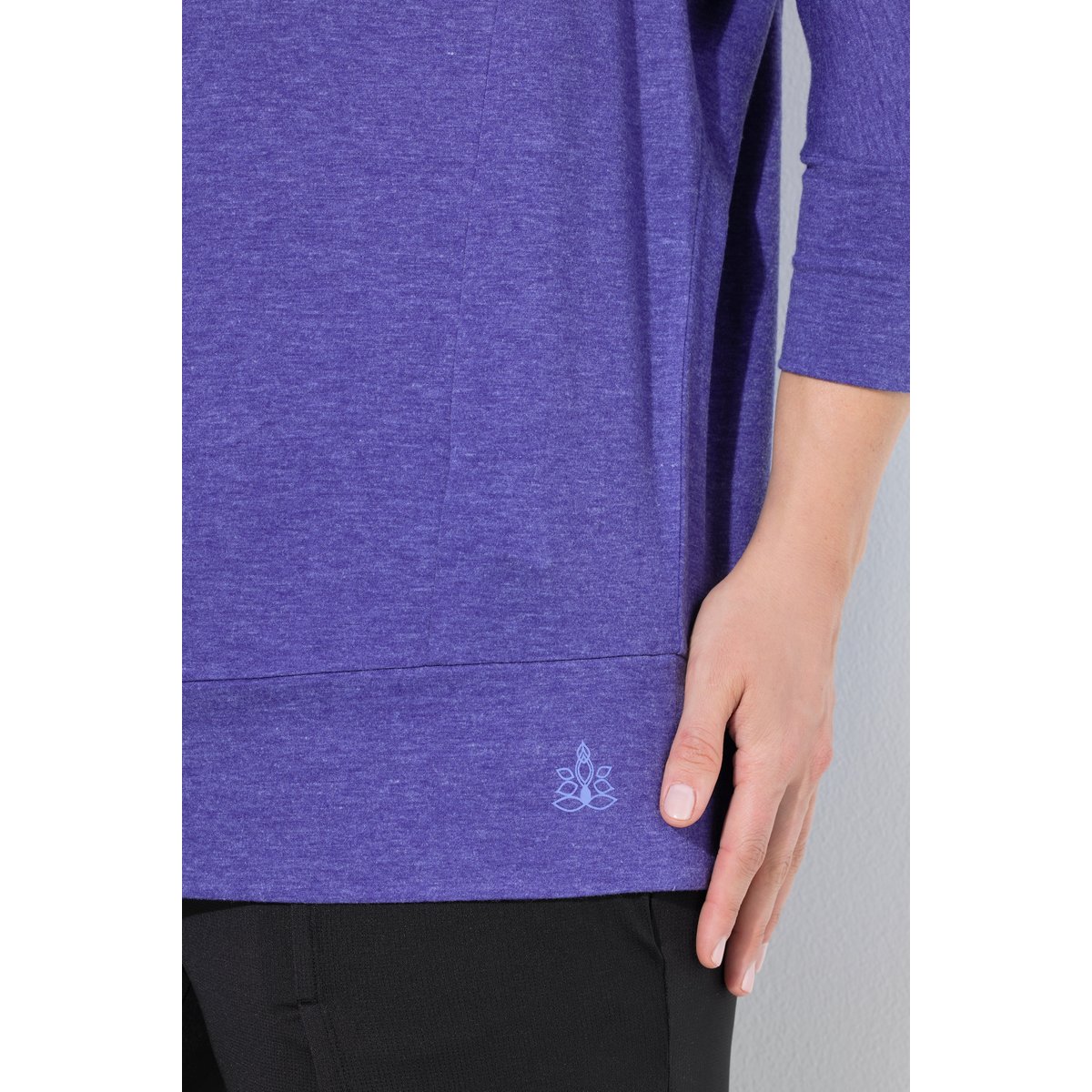 T-shirt de sport oversize, encolure bateau myrtille, ULLA POPKEN