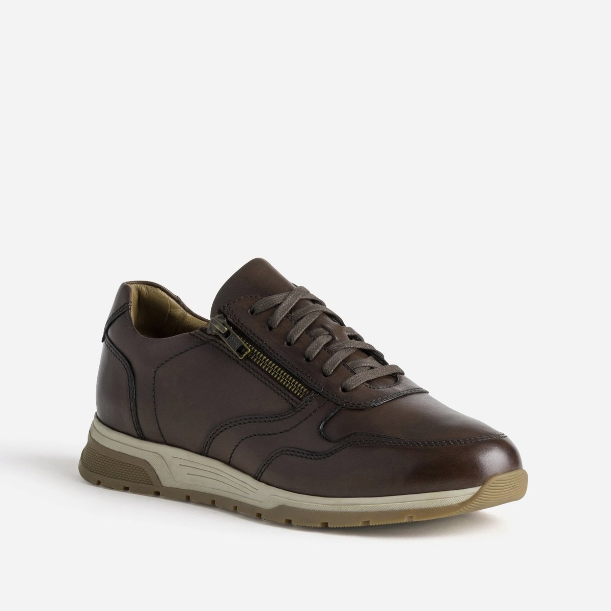 Basket en cuir PACCO marron, ERAM