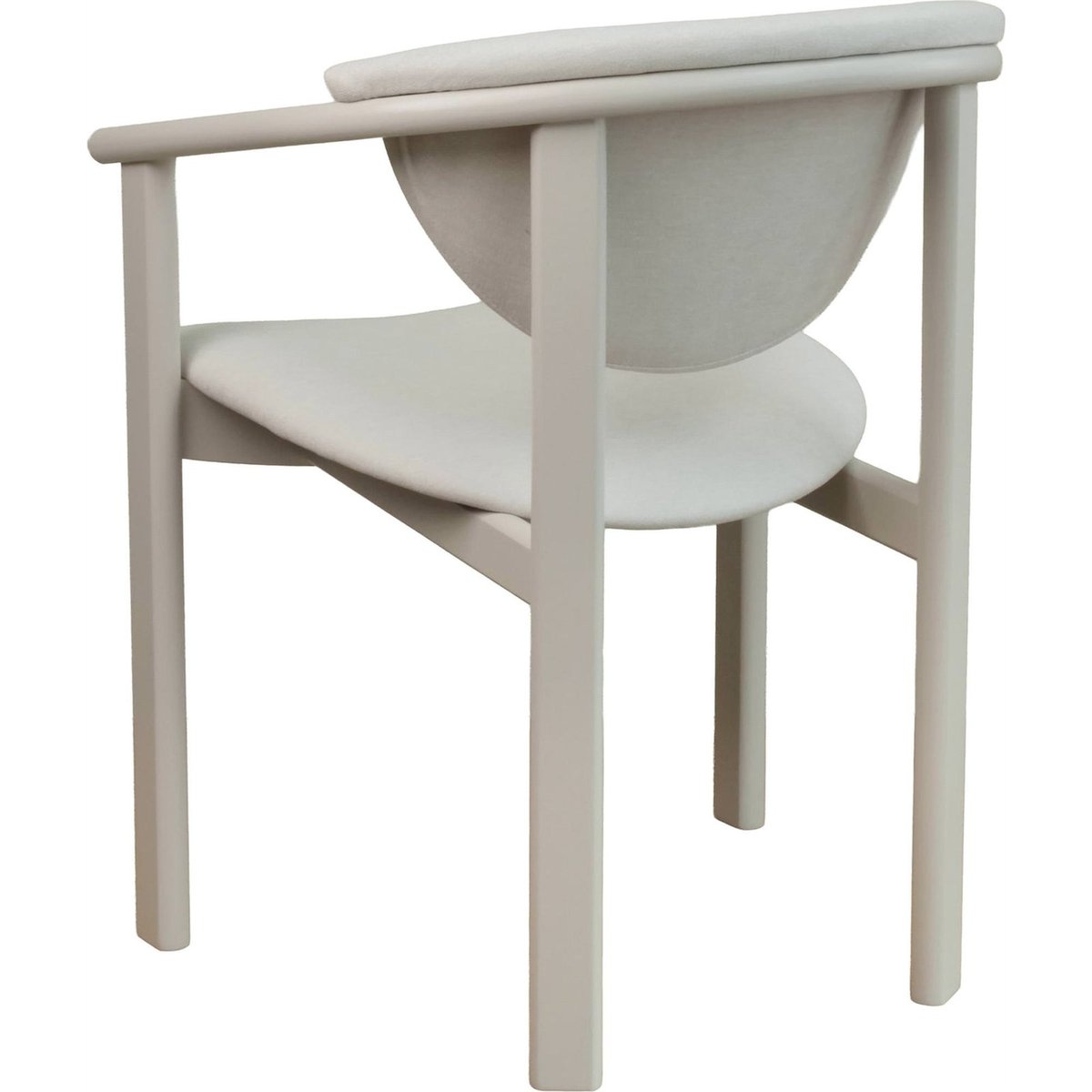 Chaise de repas bois avec accoudoirs FLOWISS blanc, RECOLLECTION