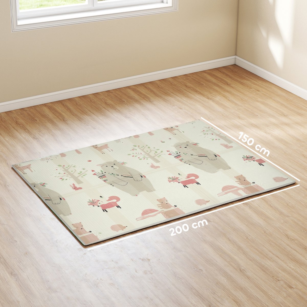 Tapis de jeu pour enfants XPE multicolore multicolore, AIYAPLAY
