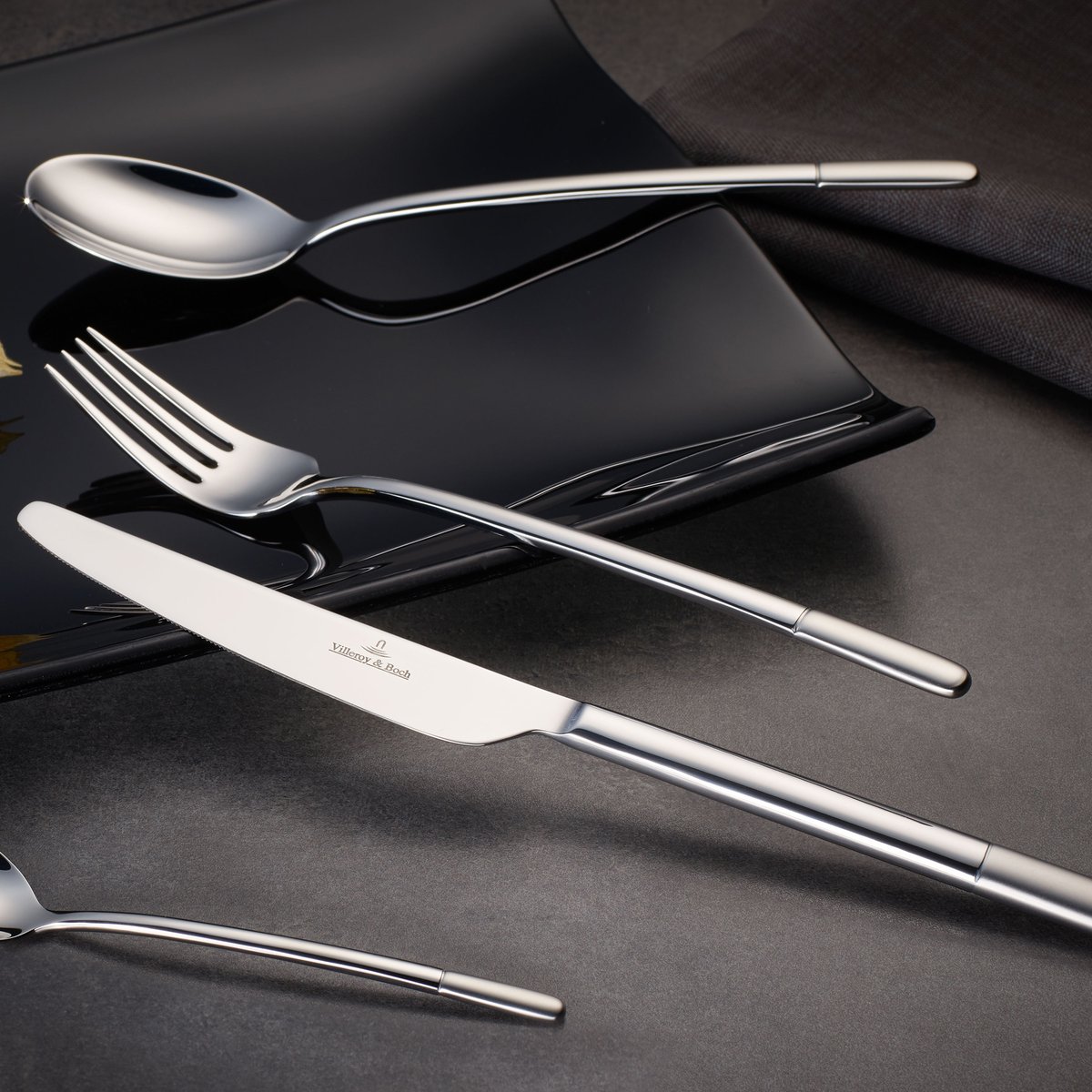 Ménagère 24Pcs. ELLA argent/platine, VILLEROY & BOCH