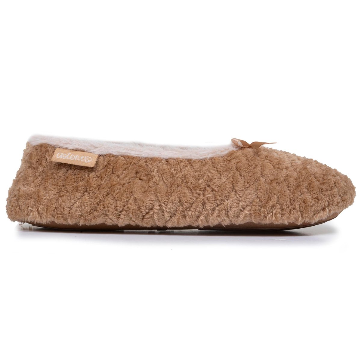 Chaussons extra-light Ballerines beige, ISOTONER