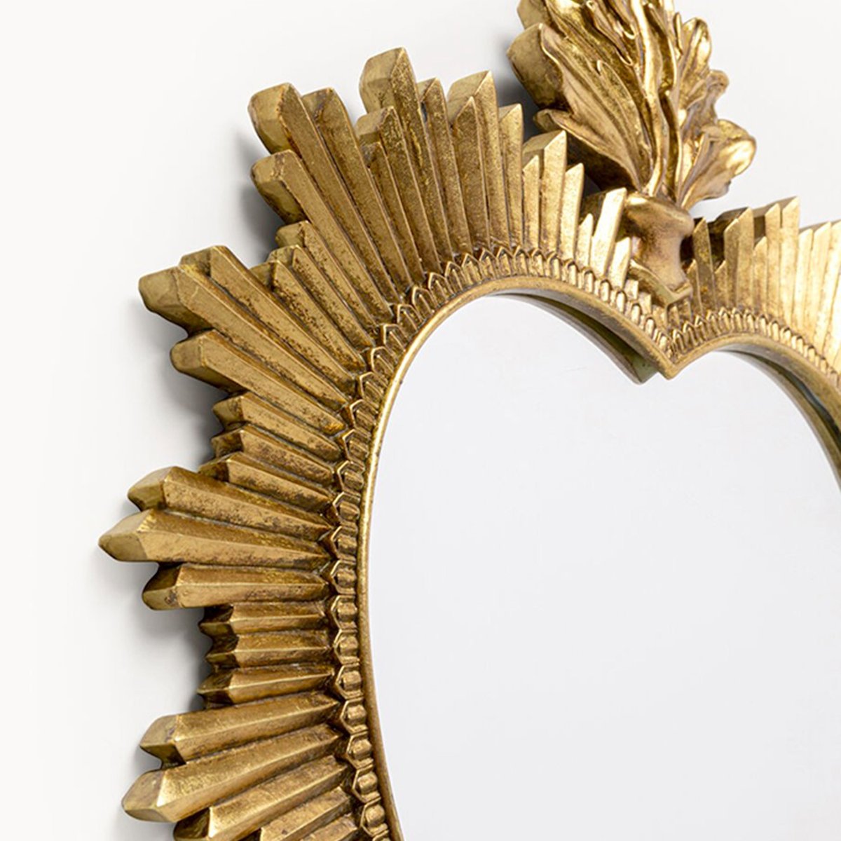 Miroir coeur doré or, KARE DESIGN