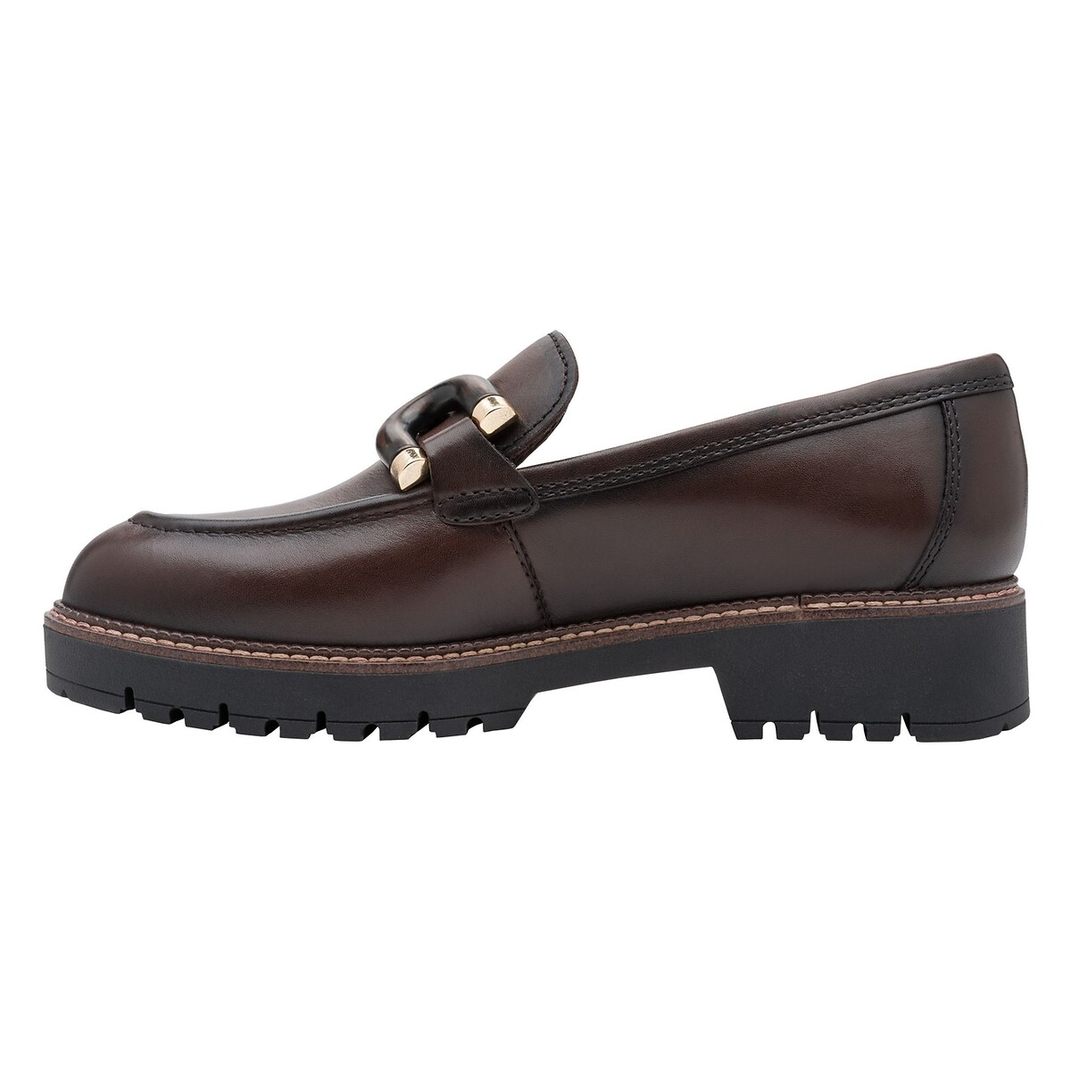 Mokassins, Leder dunkelbraun, TAMARIS