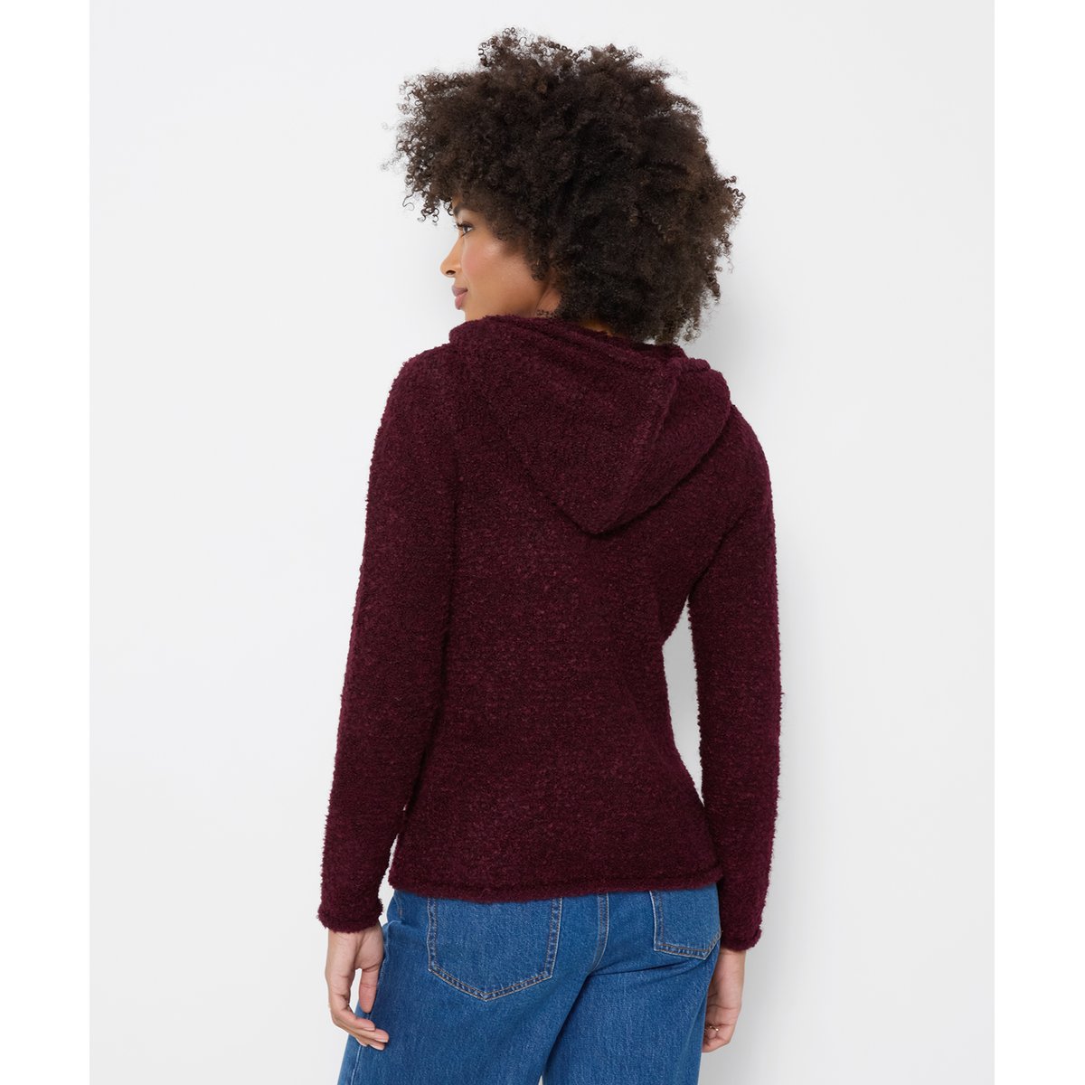Cardigan Boutonné à Capuche Favorite de Joe Pour Toujours rouge, JOE BROWNS