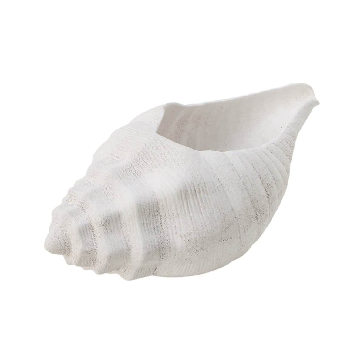 Centre de table céramique déco coquillage 49 cm - SOIZIC blanc, CAMIF