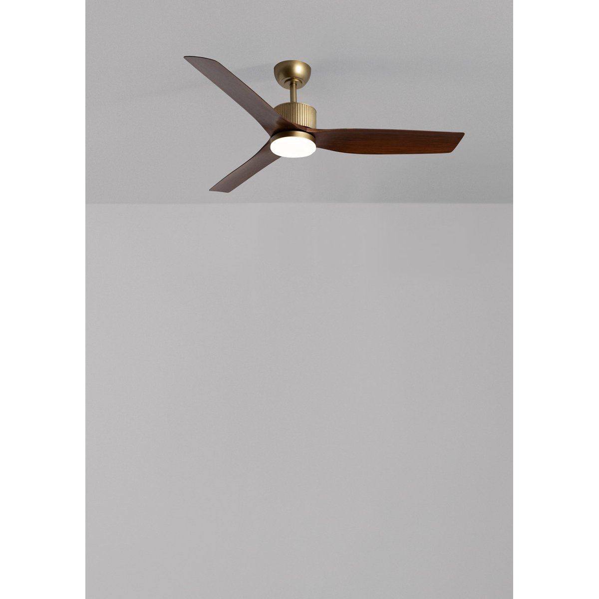 Ventilateur de plafond silencieux 43 W Ø132 cm avec lumière LEDWIND ASTORIA couleur unique, CREATE