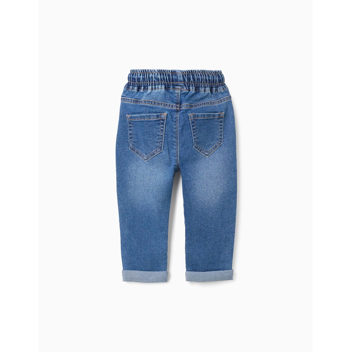 Pantalon en jean slim à cordon bleu, ZIPPY