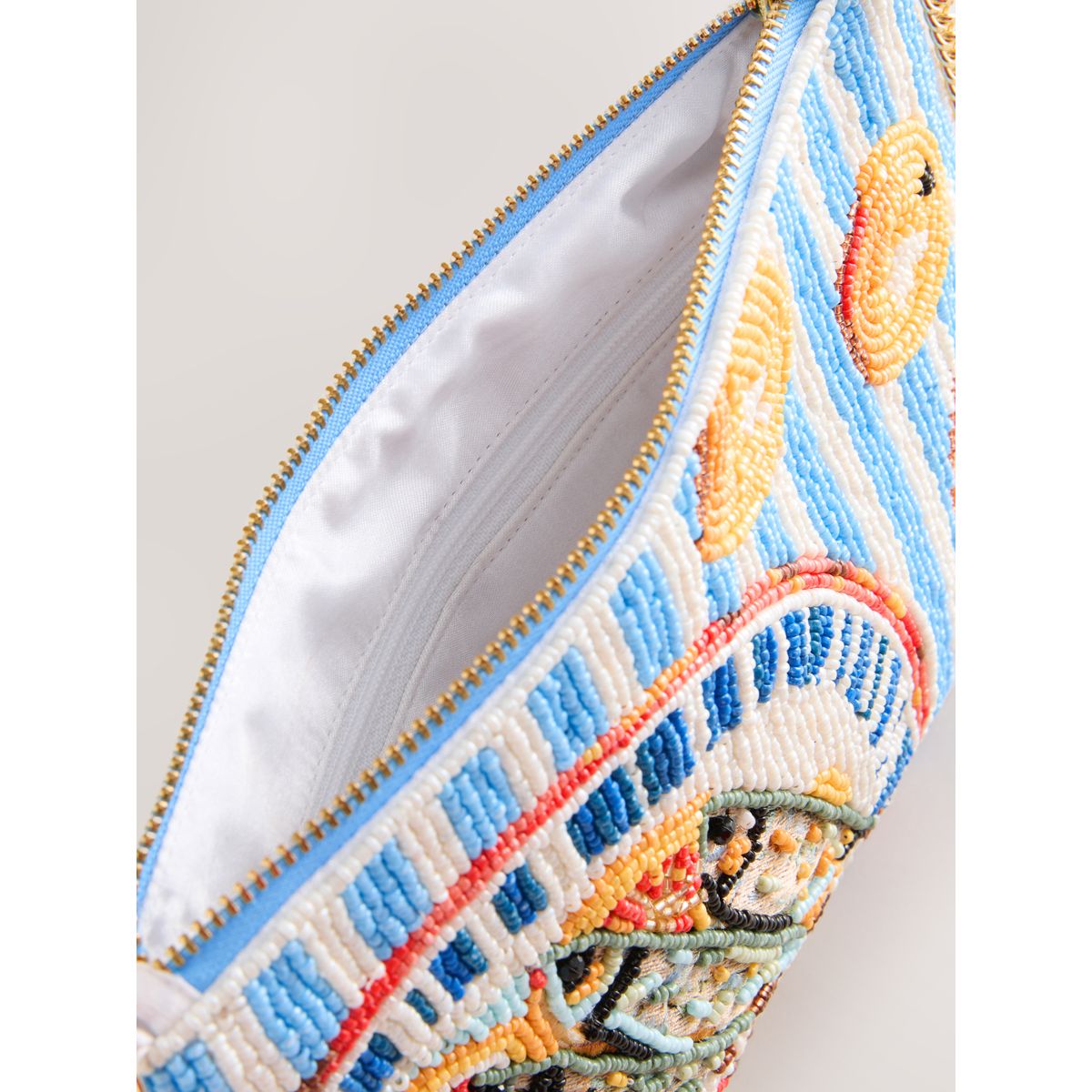 Pochette à ornements impression sardine, NEXT