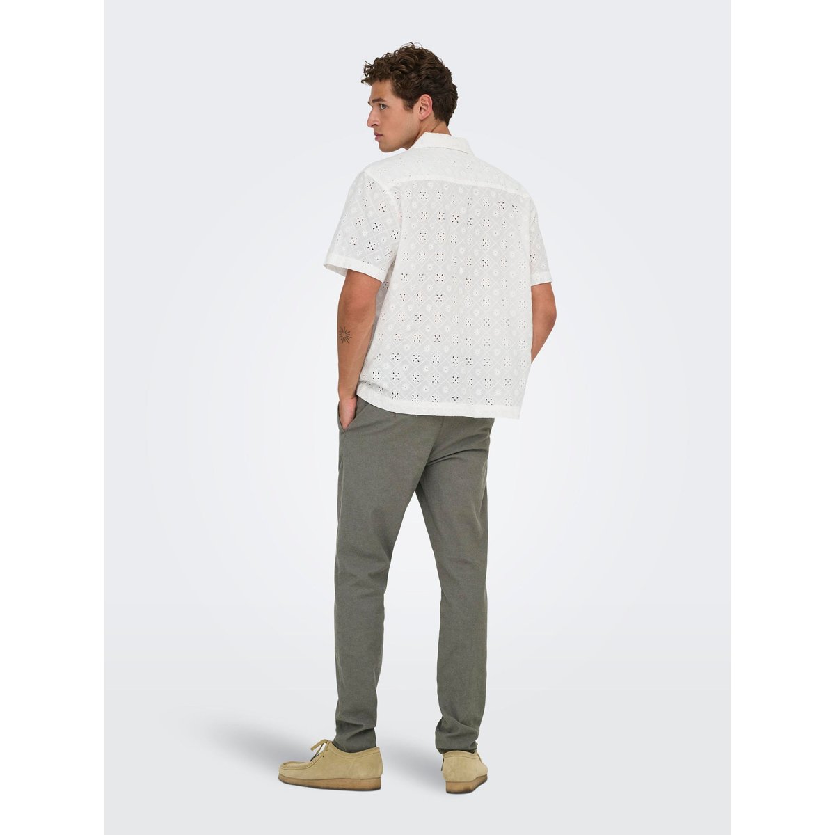 Chemise cloud dancer, ONLY & SONS