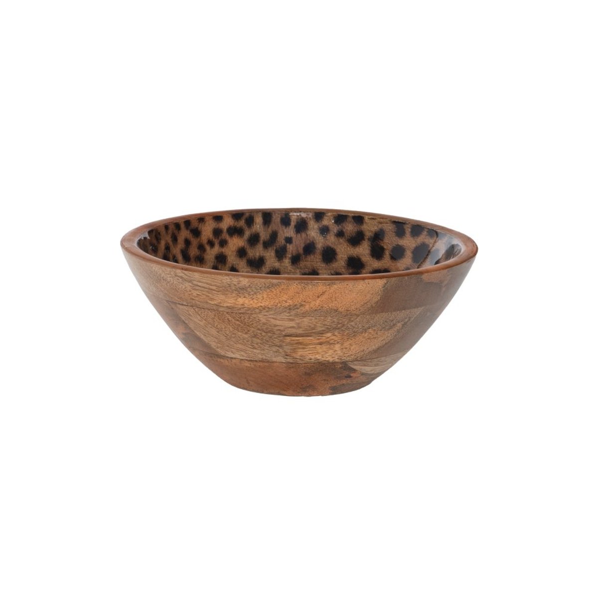 Coupelle Léopard en manguier 18 cm marron, TABLE PASSION