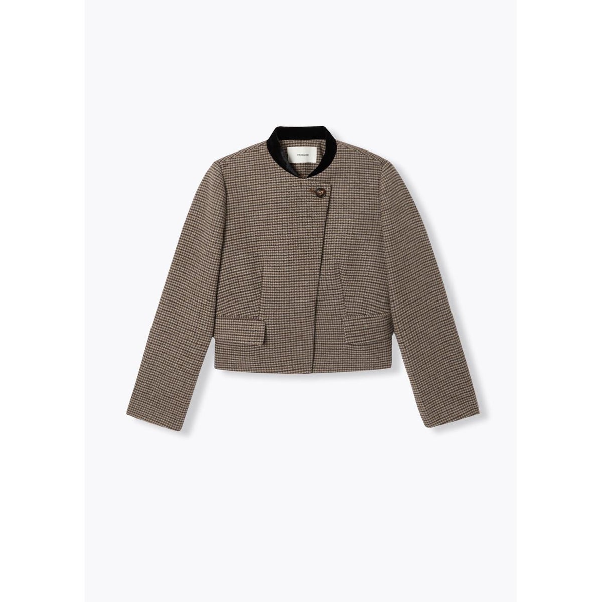 Veste courte croisée imprimé multicolore, PROMOD