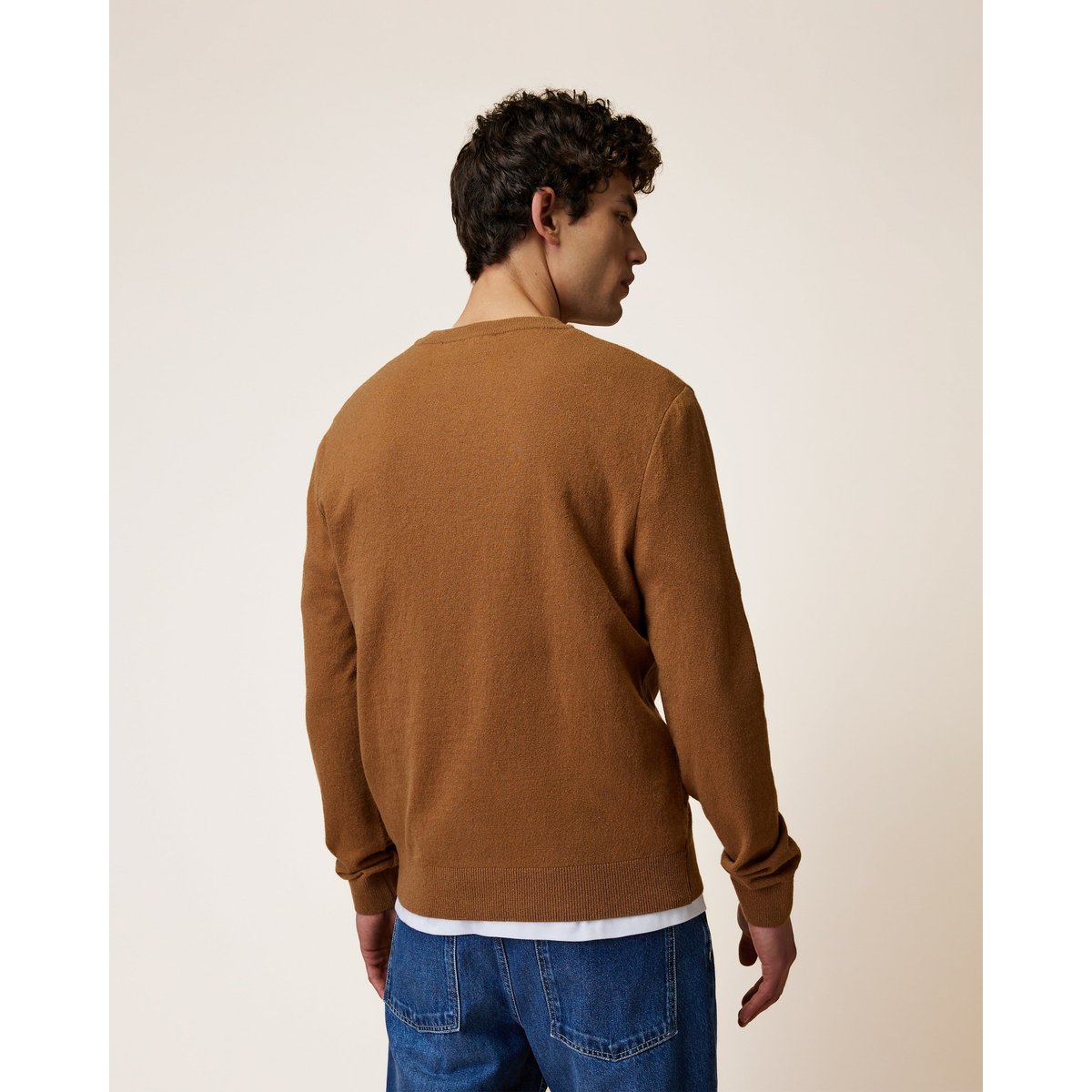 Pull en maille camel, FAGUO