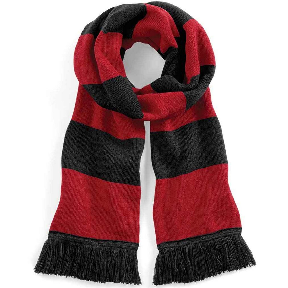 Écharpe STADIUM noir / rouge, BEECHFIELD