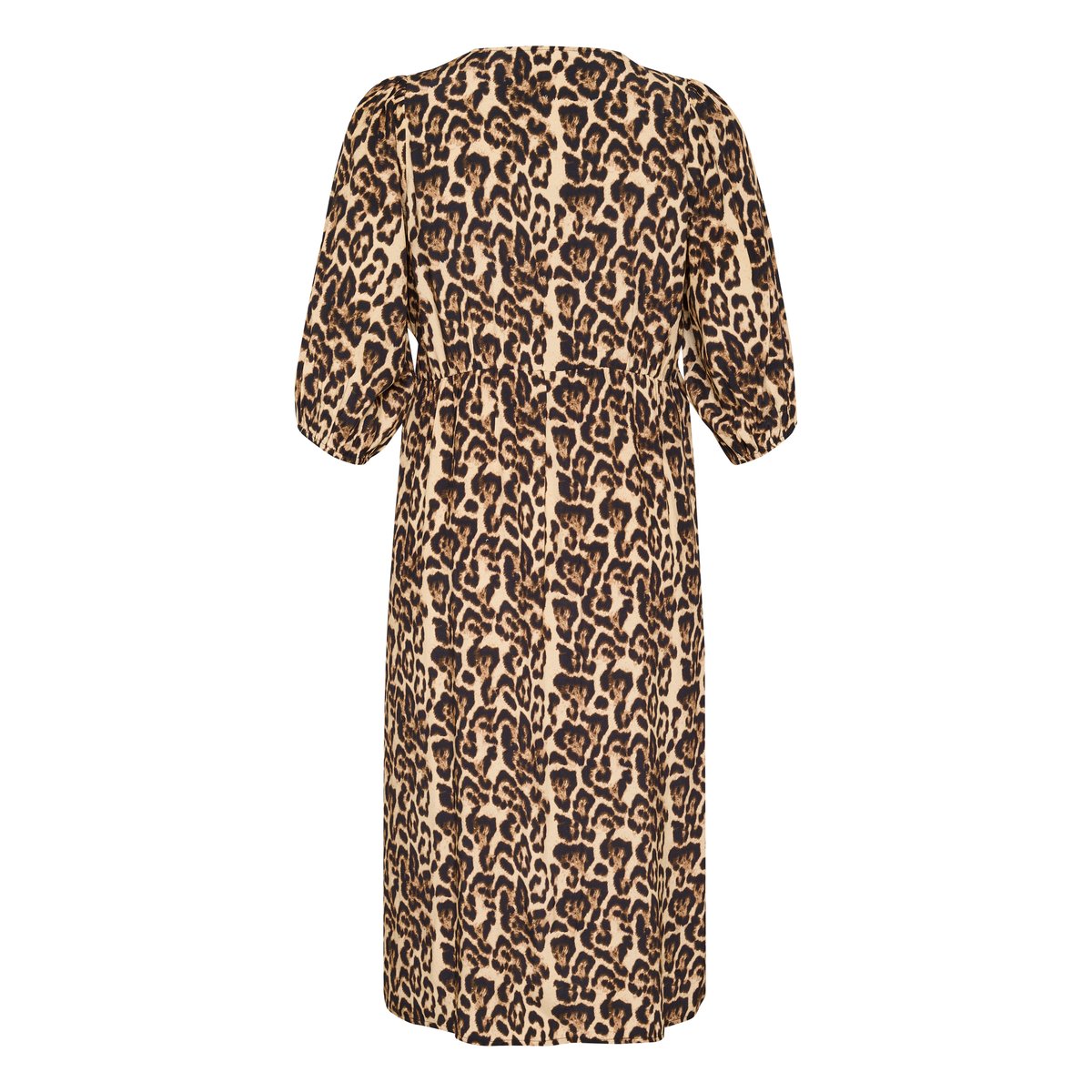 Dress imprimé natural leopard print, KAFFE CURVE