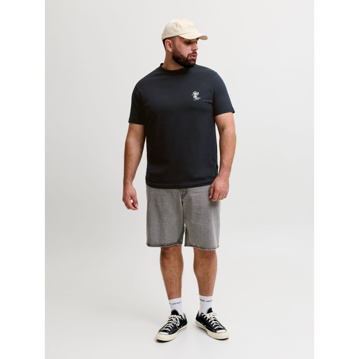 T-Shirt noire - black, JACK & JONES