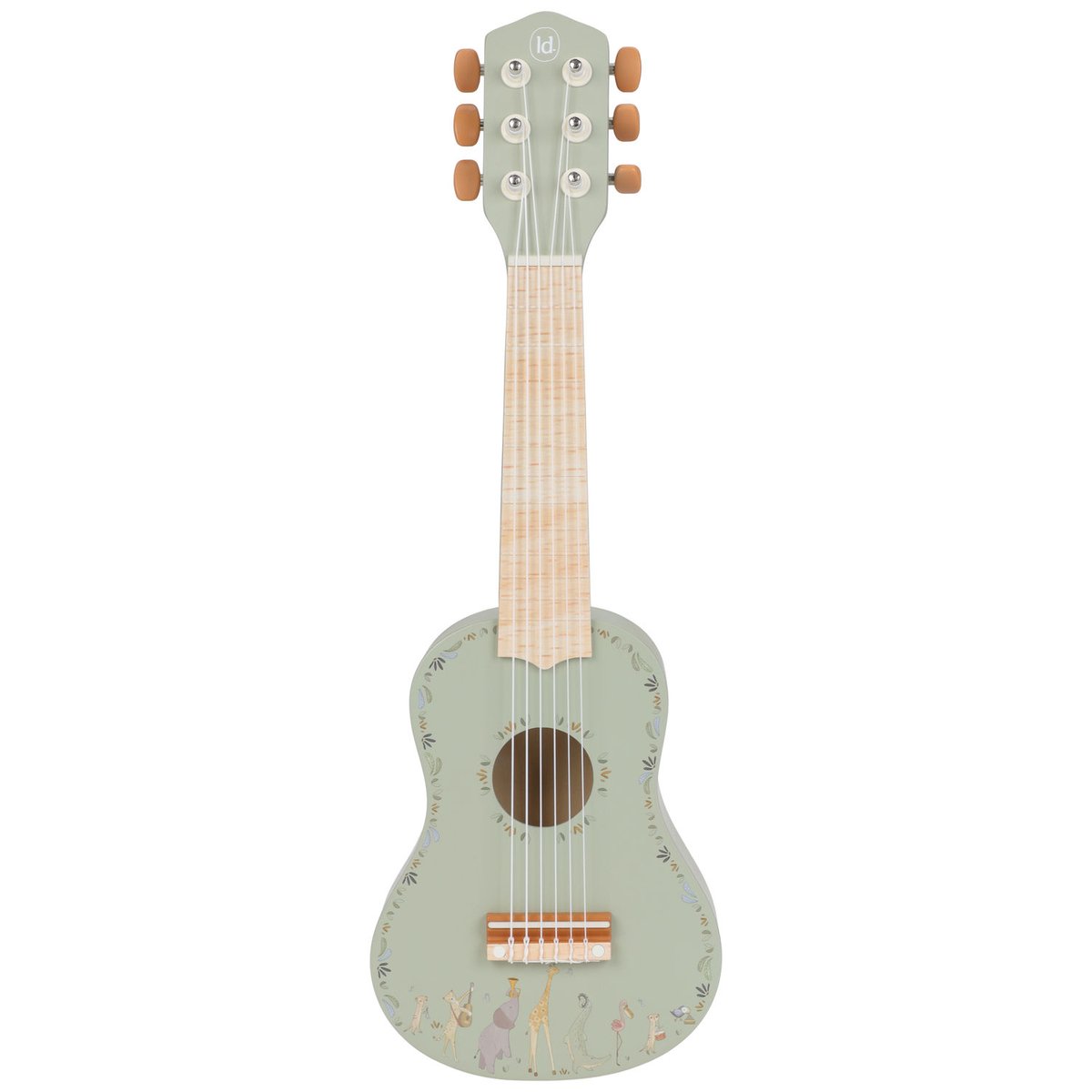 Guitare vert,bois, LITTLE DUTCH