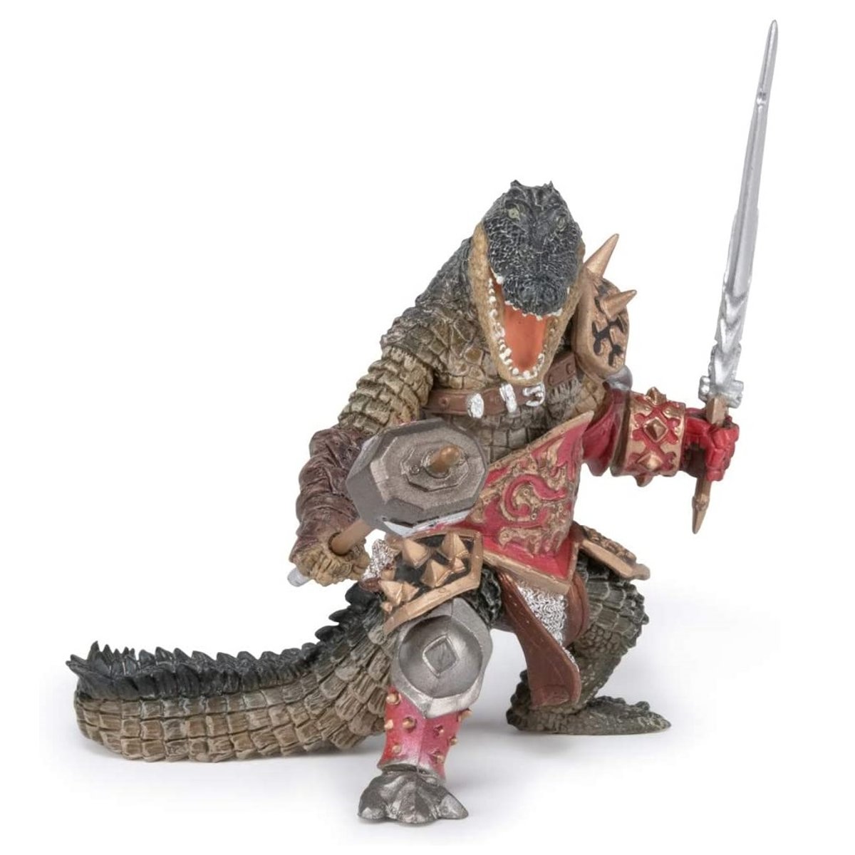Figurine Mutant crocodile marron, PAPO