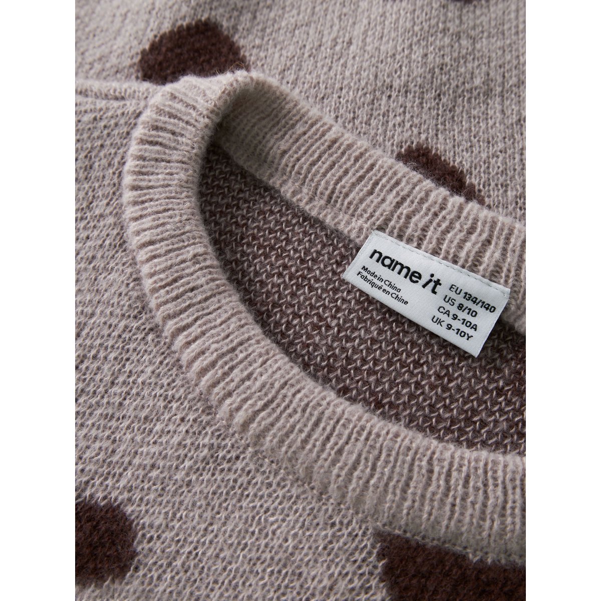 Pull En Maille gris - purple dove1, NAME IT