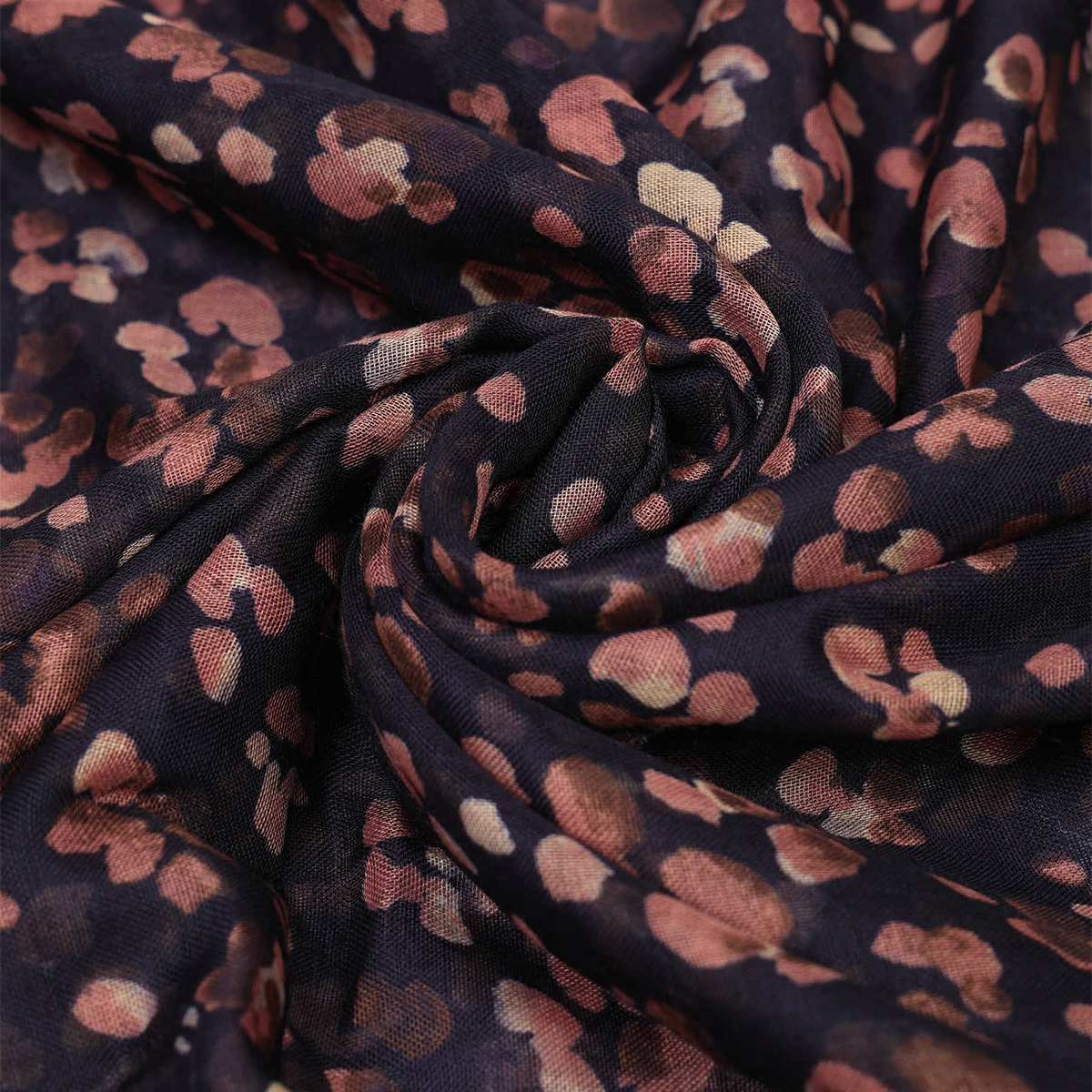 Foulard tacheté Hirina noir, MISE AU GREEN