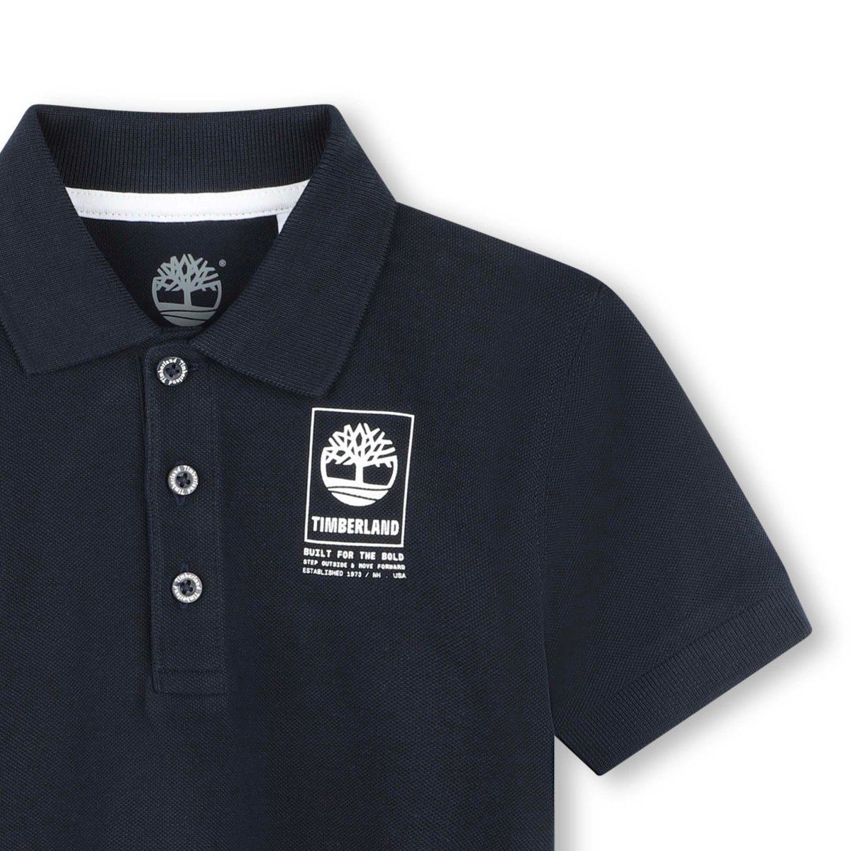 Polo manches courtes bleu marine, TIMBERLAND