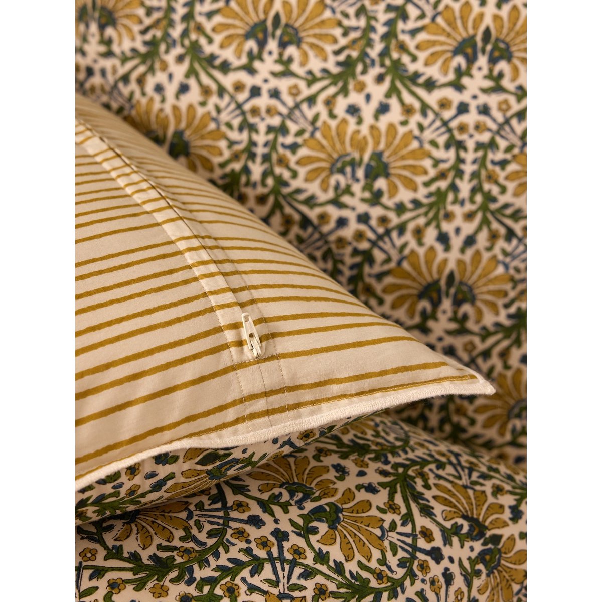 Housse de coussin imprimé indien imprimé padang, CYRILLUS