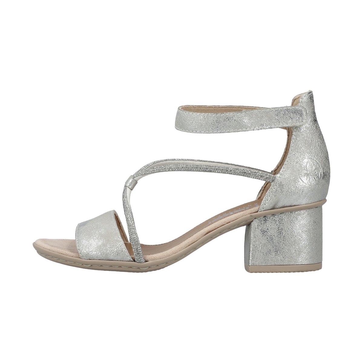 Sandales à Talon Aleria argent, RIEKER