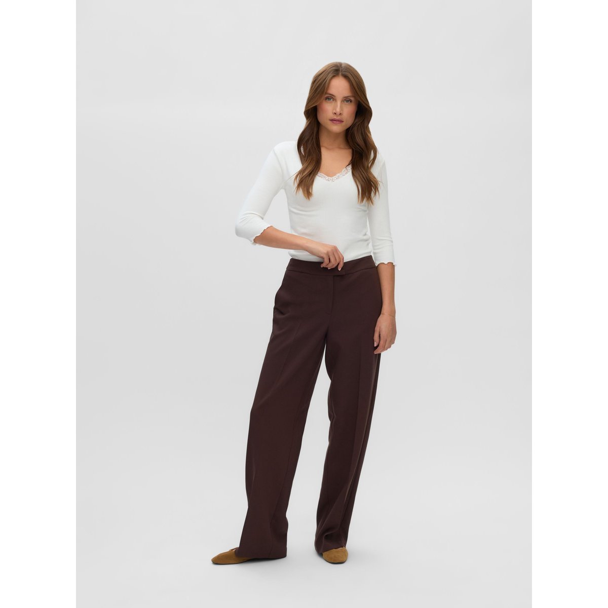 Pantalon De Tailleur coffee bean, VERO MODA