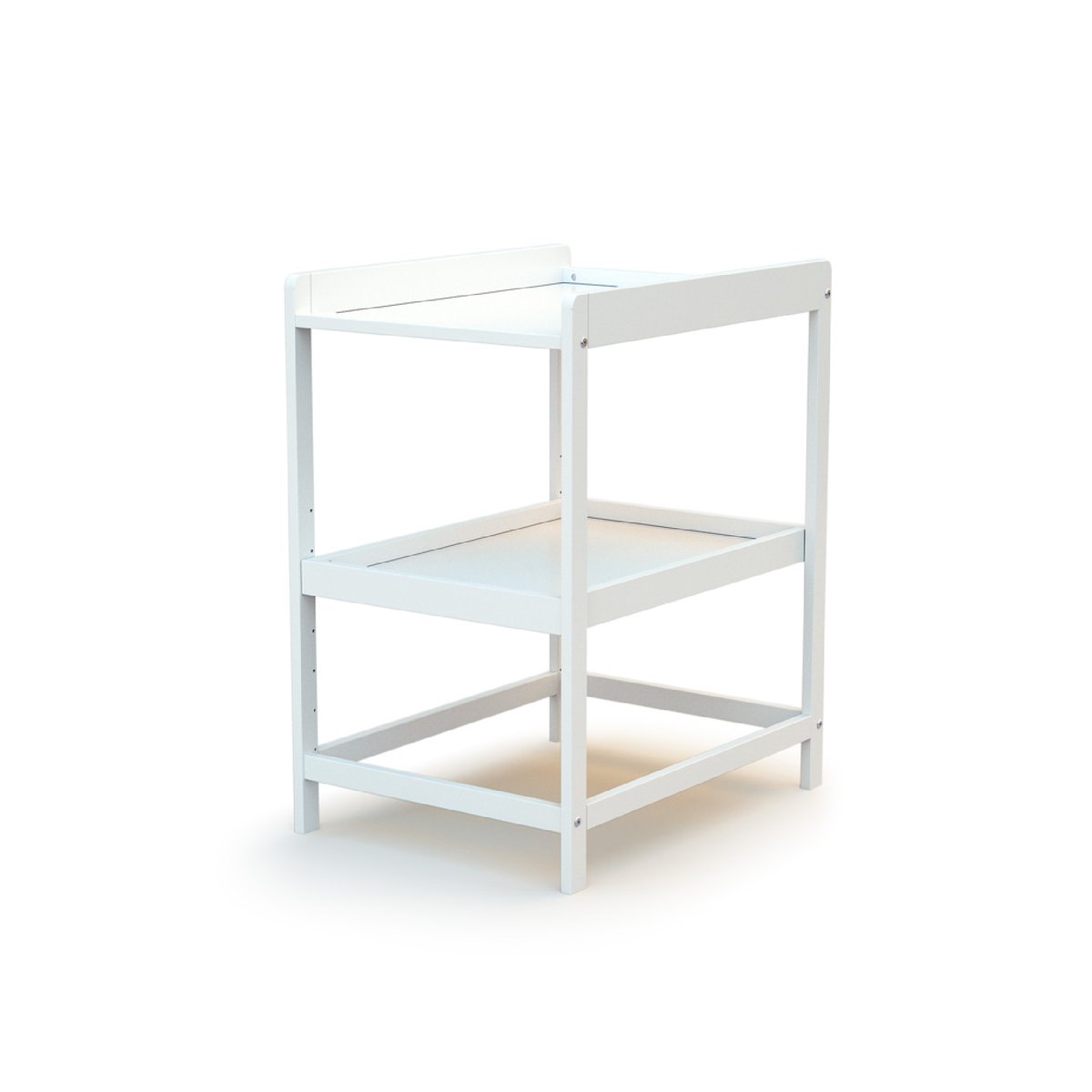 Table à langer 1 étagère en bois LIMA blanc, AT4