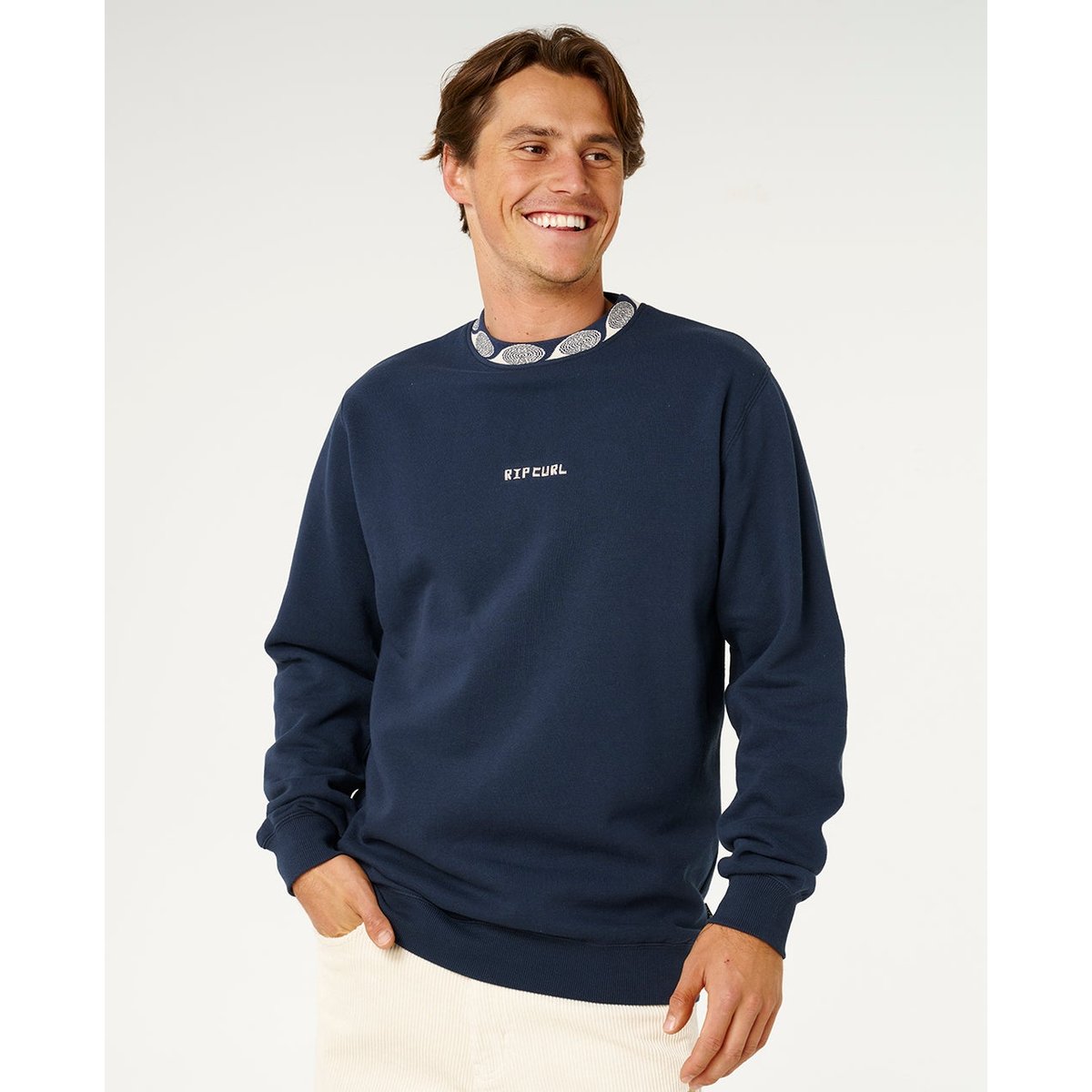 Sweat Artist of the SEARCH bleu marine foncé, RIP CURL