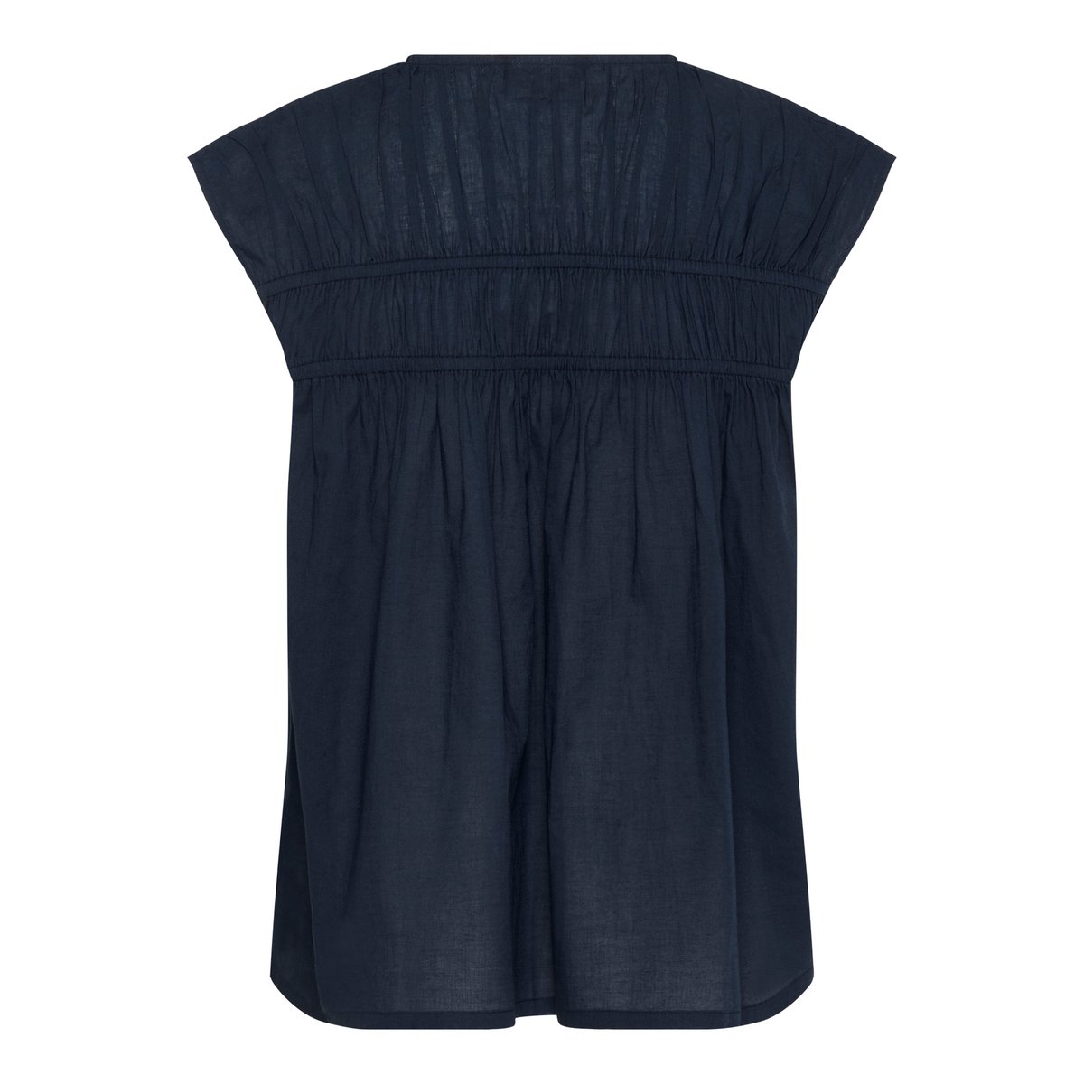 Sleeveless blouse bleu midnight marine, KAFFE
