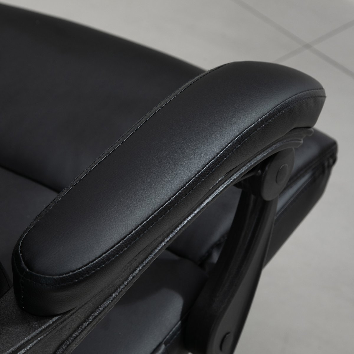 Fauteuil de bureau avec fonction massage noir, HOMCOM
