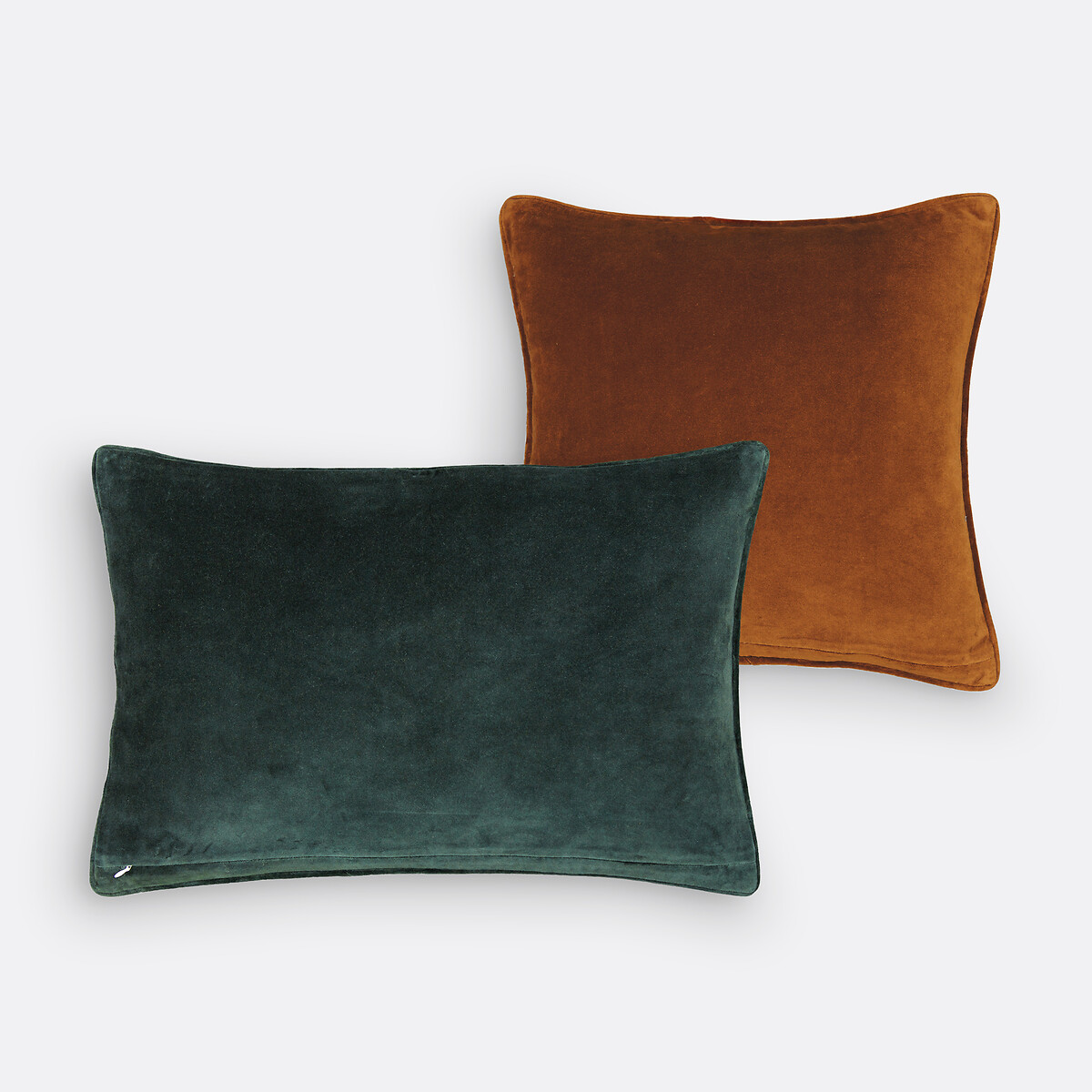 Housse de coussin rayée 60x40 cm, Georgio vert de gris, LA REDOUTE INTERIEURS