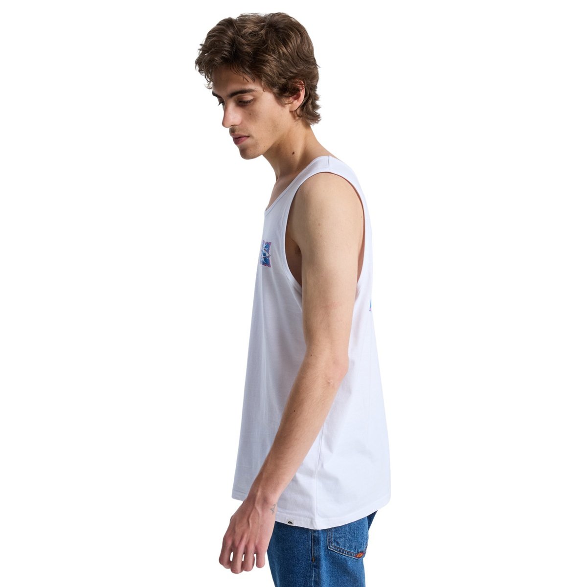 Débardeur EV STARFISH STAMP blanc white, QUIKSILVER