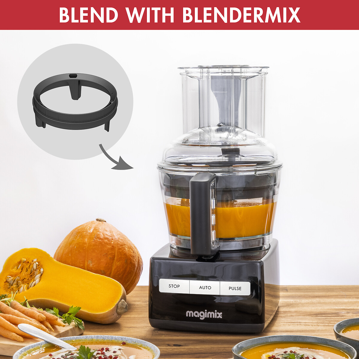 3200XL 2.6L Compact Food Processor black, MAGIMIX