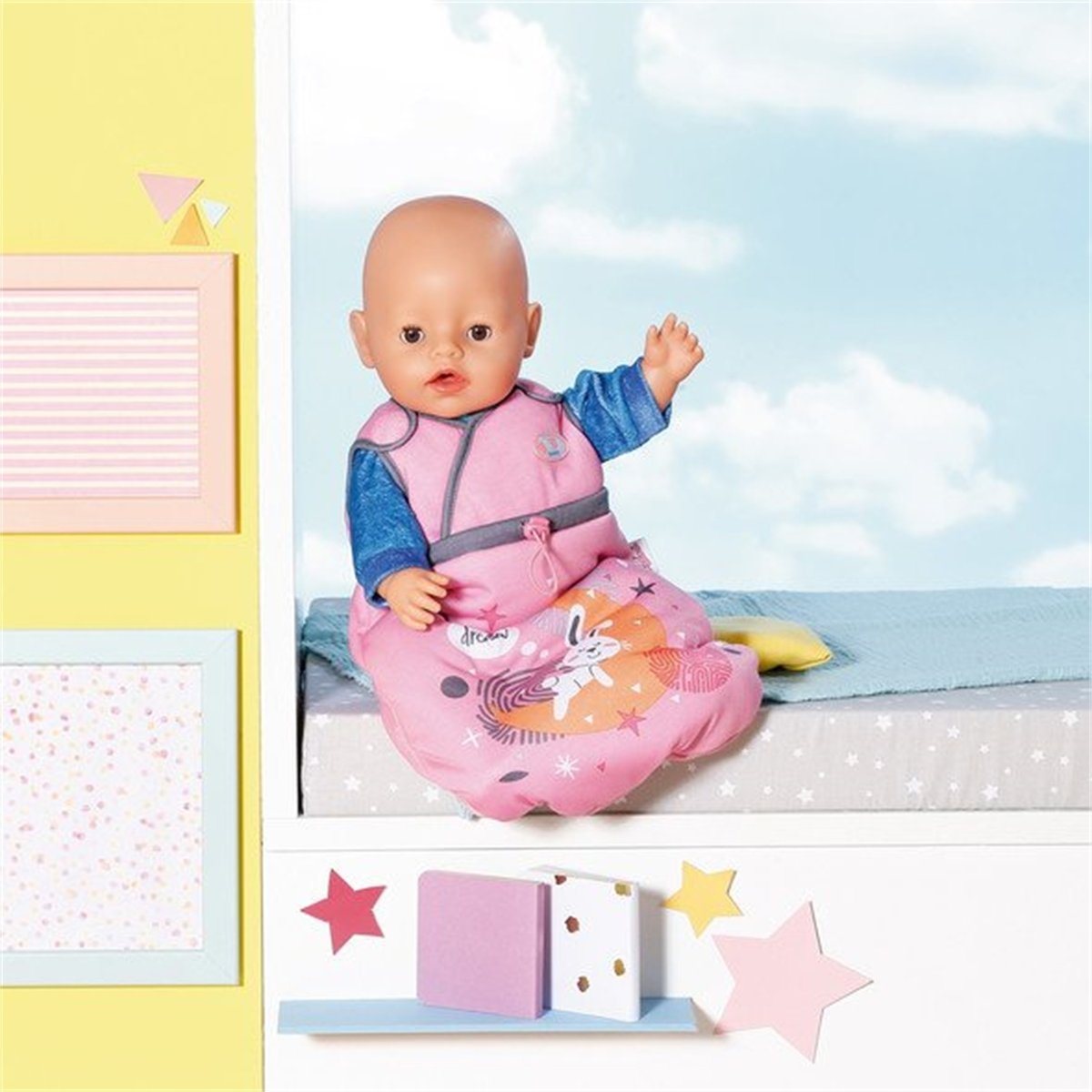 Baby born Sac de couchage rose, ZAPF CREATION