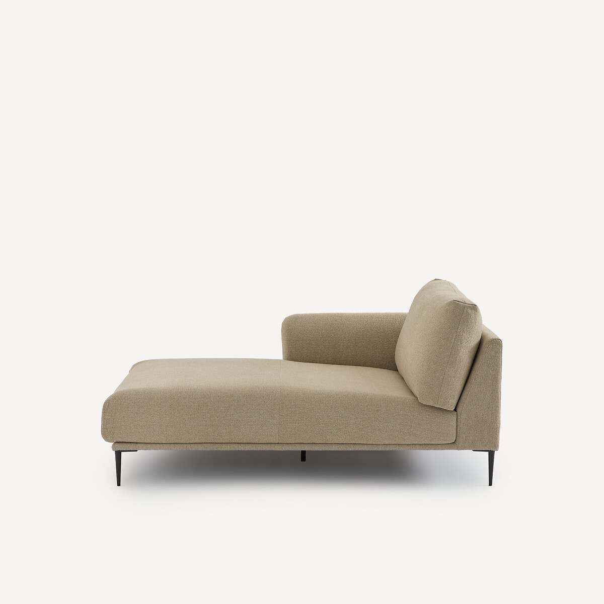 Diván tipo chaise longue de chenilla reciclada, OSCAR, diseño de Emmanuel Gallina corteza, EMMANUEL GALLINA X AM.PM