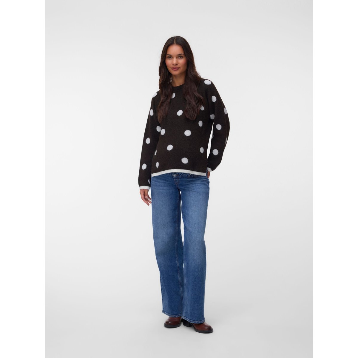 Pull En Maille chocolate torte, VERO MODA